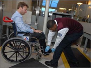 Example: Wheelchair inspection at Airport